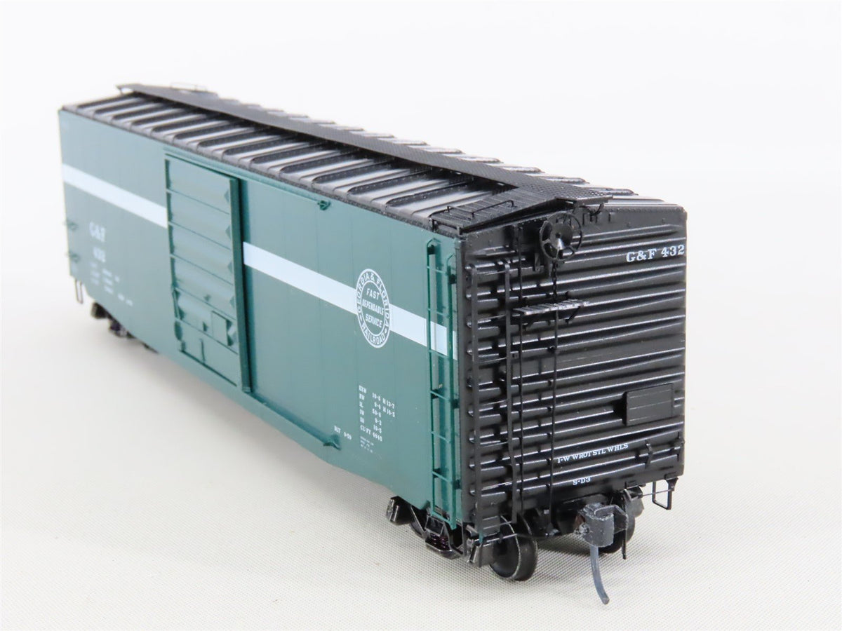 HO Scale Kadee #6104 G&amp;F Georgia &amp; Florida 50&#39; Single Door Box Car #432