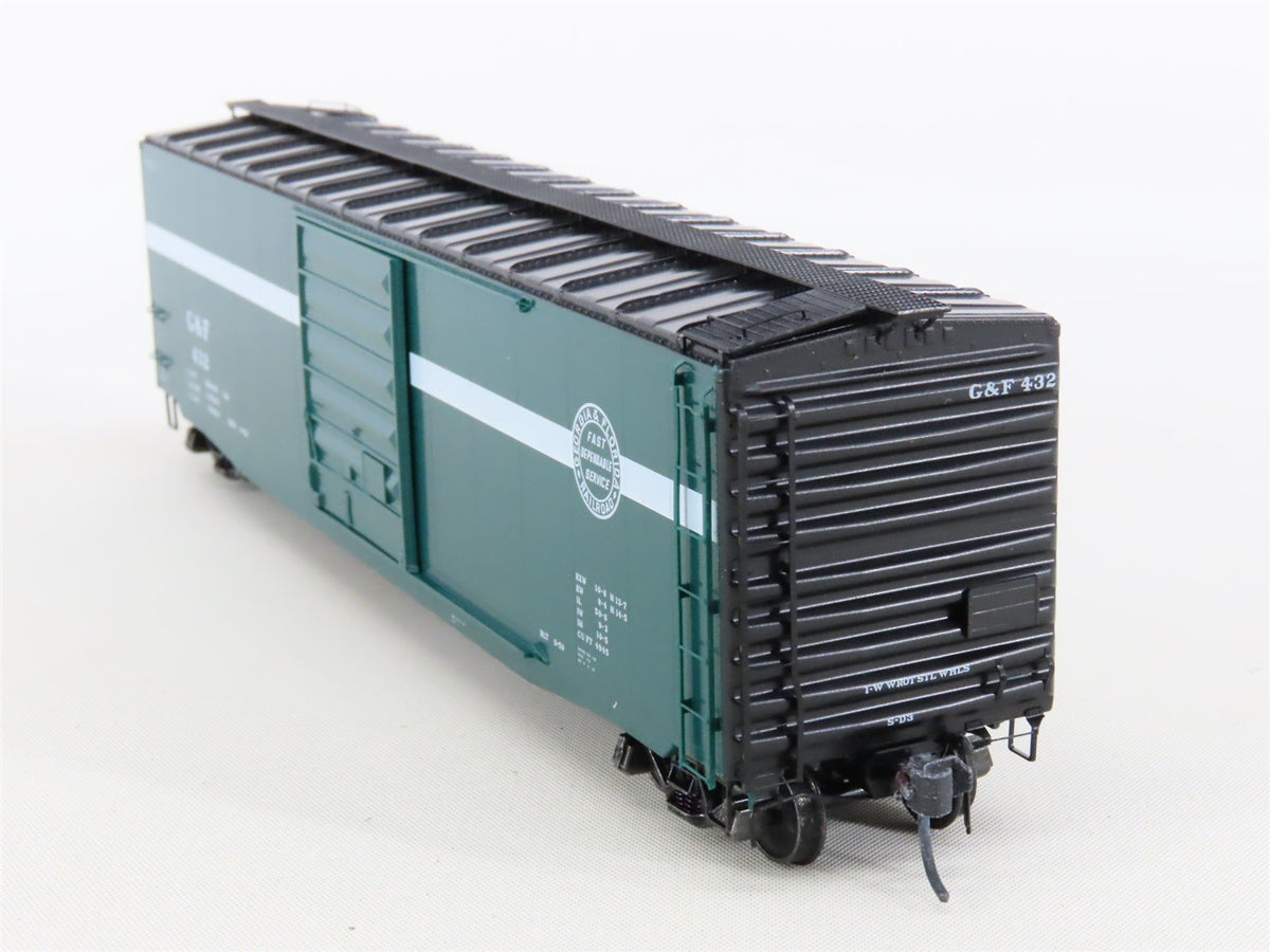 HO Scale Kadee #6104 G&amp;F Georgia &amp; Florida 50&#39; Single Door Box Car #432