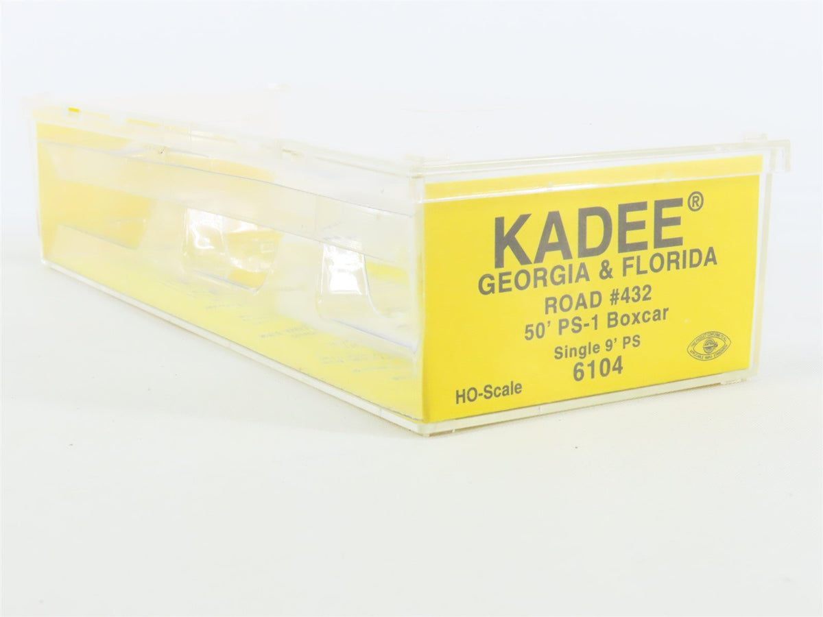 HO Scale Kadee #6104 G&amp;F Georgia &amp; Florida 50&#39; Single Door Box Car #432