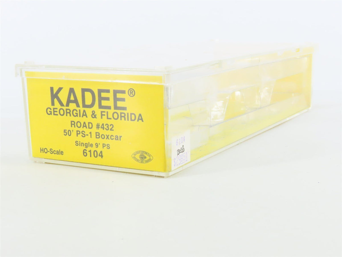 HO Scale Kadee #6104 G&amp;F Georgia &amp; Florida 50&#39; Single Door Box Car #432