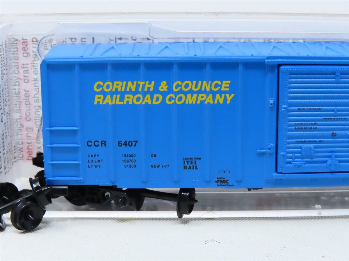 N Scale Micro-Trains MTL 25140 CCR Corinth &amp; Counce 50&#39; Steel Box Car #6407