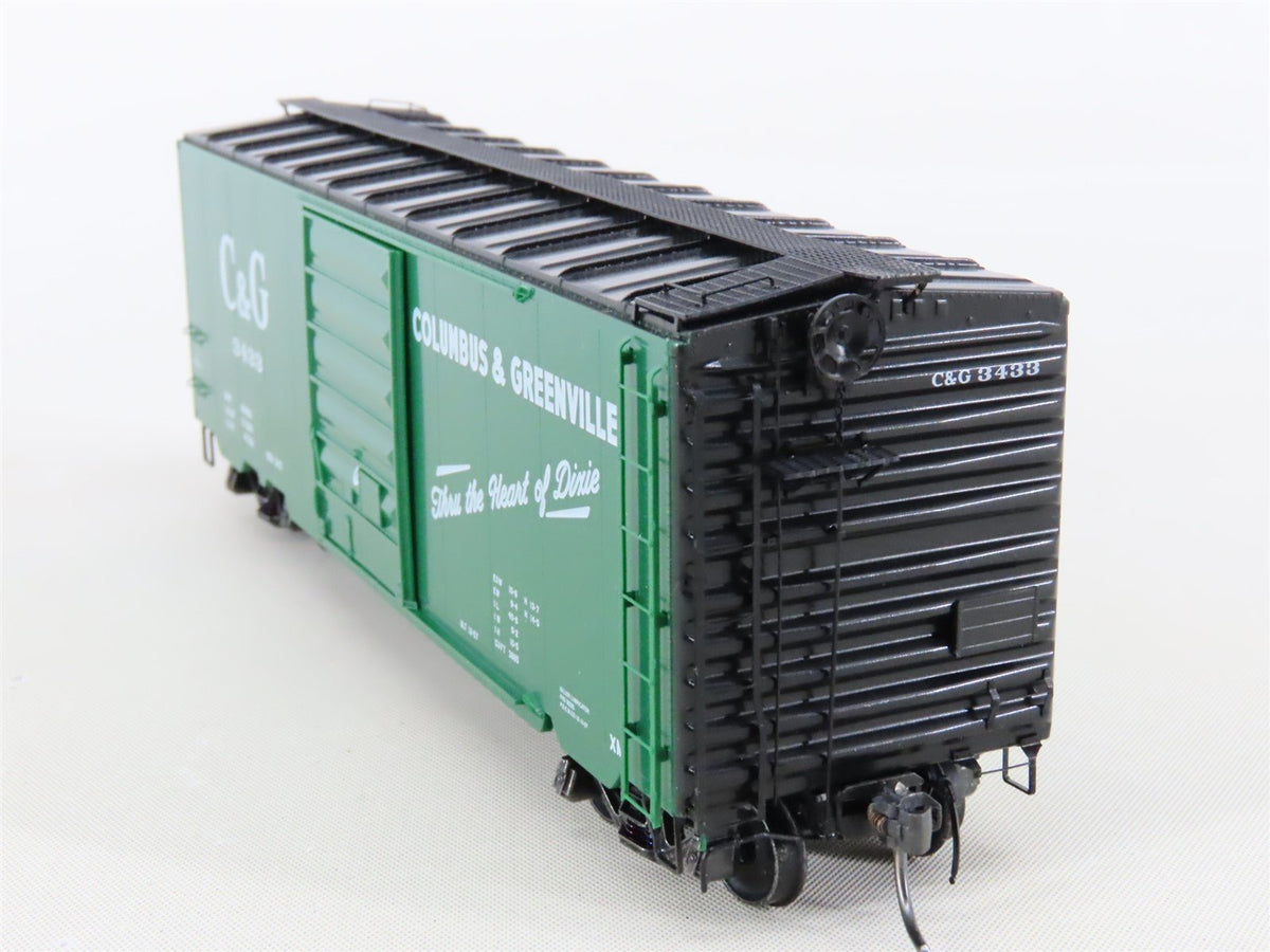 HO Scale Kadee #5258 C&amp;G Columbus &amp; Greenville 40&#39; Single Door Box Car #3433