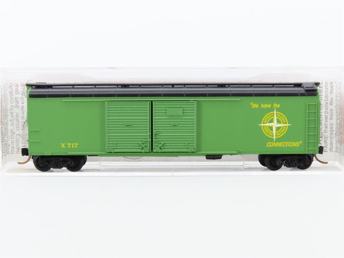 N Micro-Trains MTL 79040 DTI Detroit Toledo &amp; Ironton 50&#39; Wagon Top Box Car X717