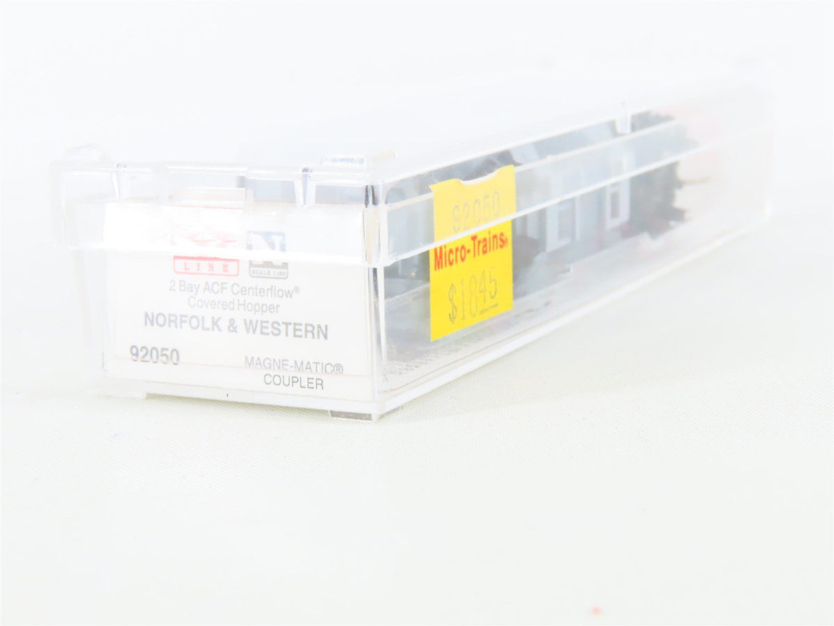 N Micro-Trains MTL 92050 N&amp;W Norfolk &amp; Western ACF 2-Bay Covered Hopper #180783