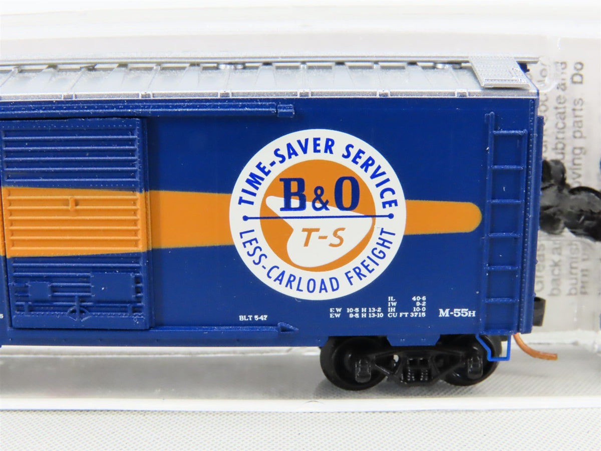 N Micro-Trains MTL 20266 B&amp;O Baltimore &amp; Ohio &quot;Time-Saver&quot; 40&#39; Box Car #467434