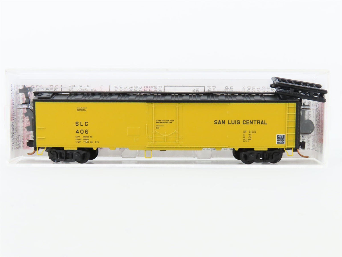 N Micro-Trains MTL 05200100 SLC San Louis Central 52&#39; Steel Express Reefer #406