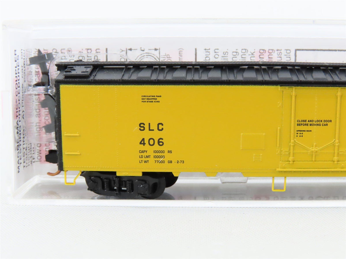 N Micro-Trains MTL 05200100 SLC San Louis Central 52&#39; Steel Express Reefer #406