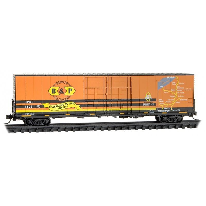 N Scale Micro-Trains MTL 10200230 BPRR Buffalo & Pittsburgh 60' Box Car #8823