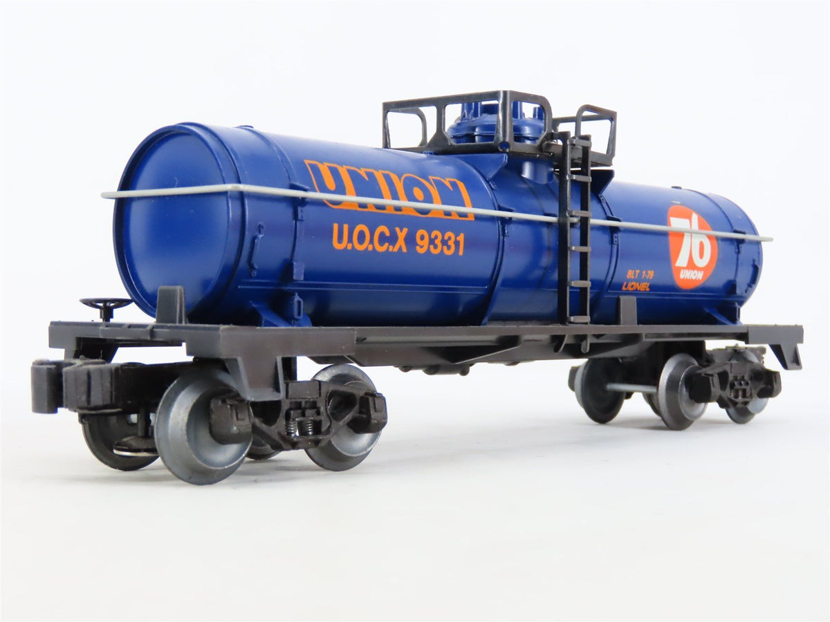 O Gauge 3-Rail Lionel Limited Edition 6-9331 UOCX Union 76 3-Dome Tank Car