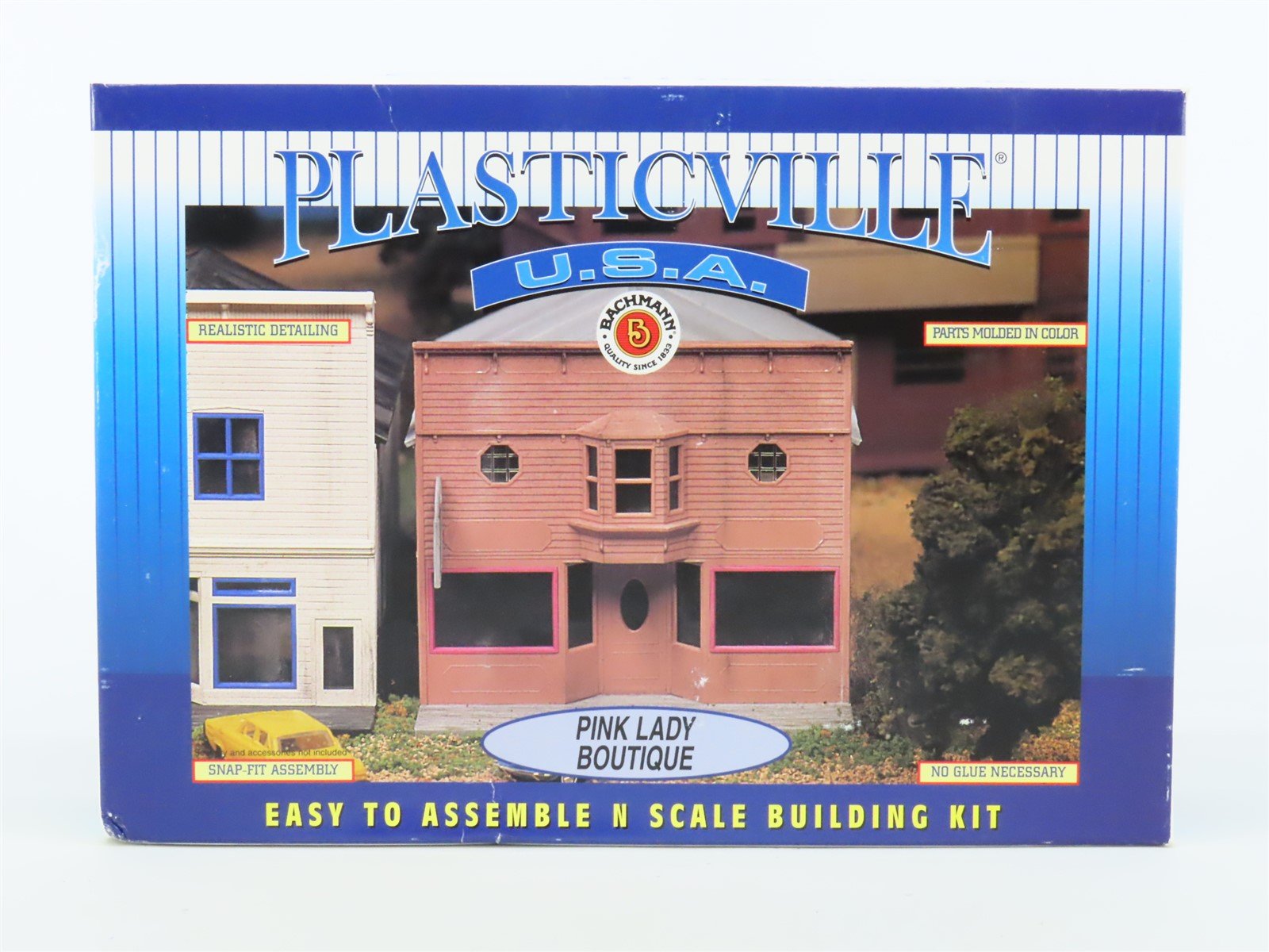 N Scale Bachmann Plasticville USA Kit #45857 Pink Lady Boutique