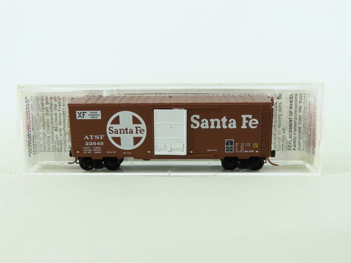 N Scale Micro-Trains MTL 73010 ATSF Santa Fe 40&#39; Standard Box Car #22640