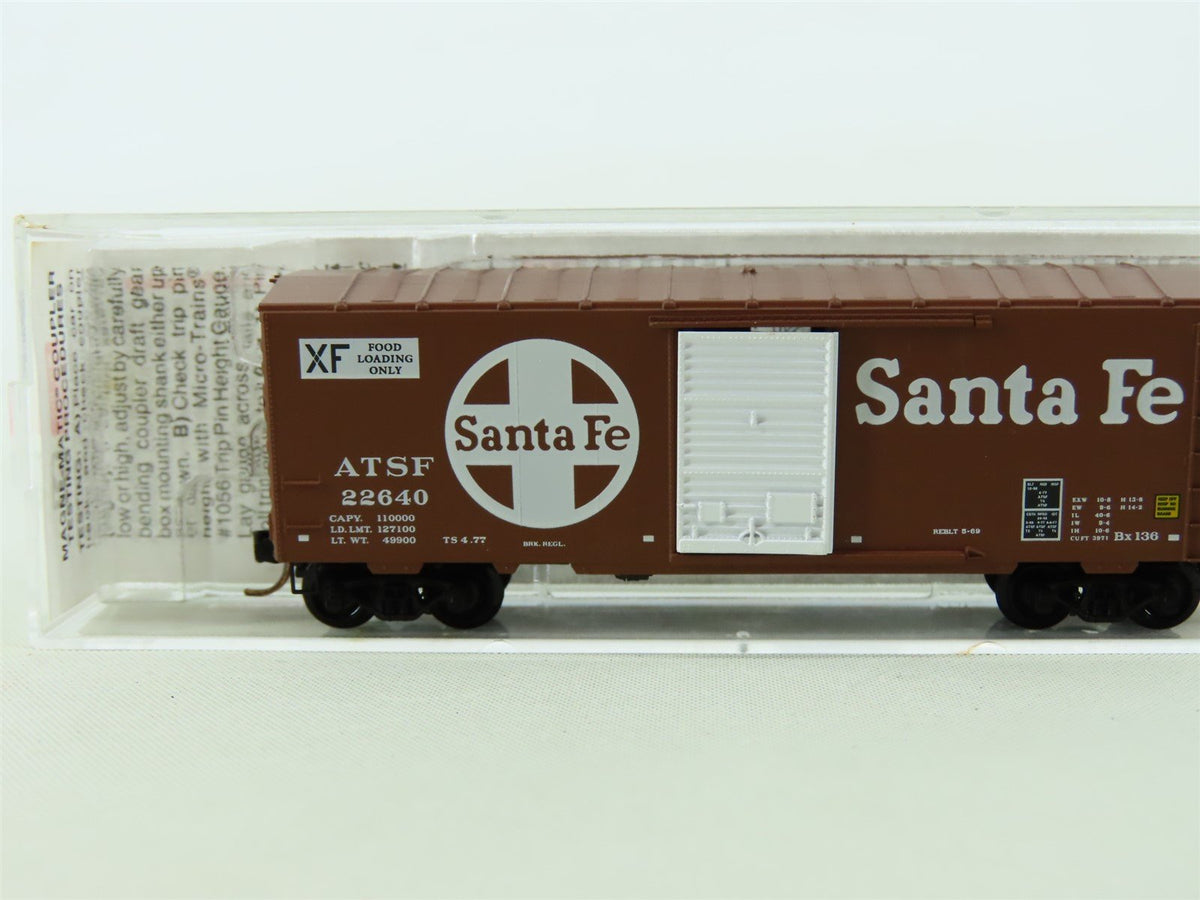 N Scale Micro-Trains MTL 73010 ATSF Santa Fe 40&#39; Standard Box Car #22640