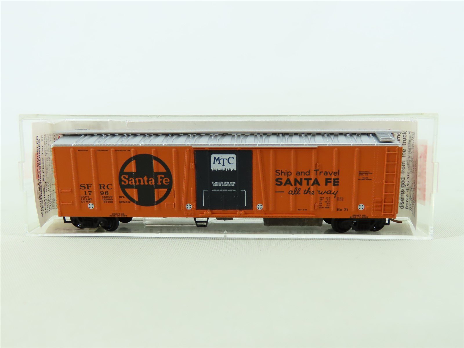 N Micro-Trains MTL 70070 SFRC Santa Fe All The Way 51 Mechanical Reefer #1796