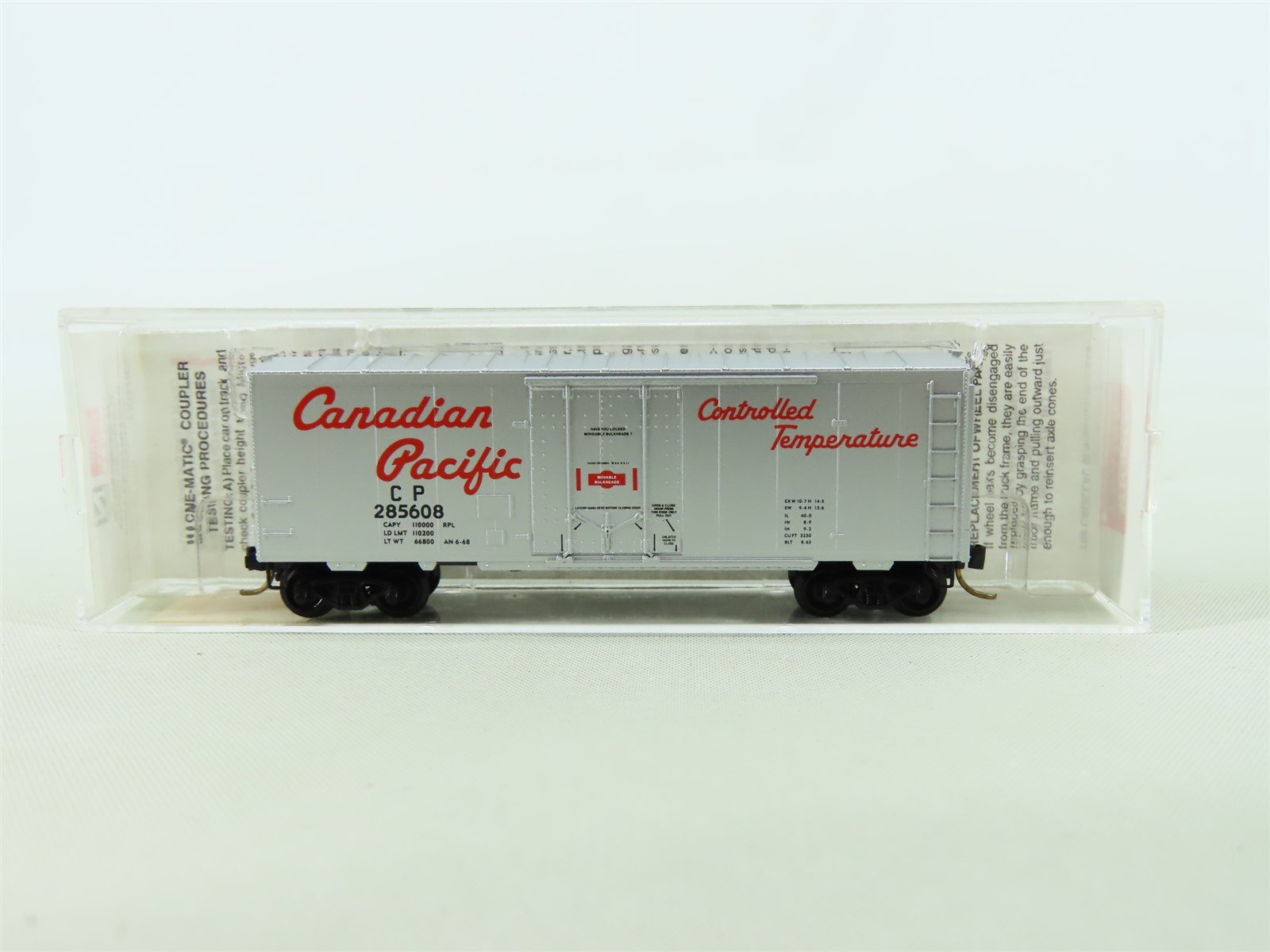 N Scale Micro-Trains MTL 74040/1 CP Canadian Pacific 40' Box Car #285608