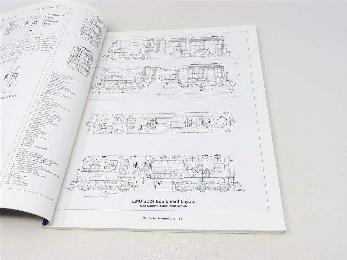 The GP20 and SD24: EMD&#39;S Turbocharged Duo by Diesel Era ©1998 SC Book