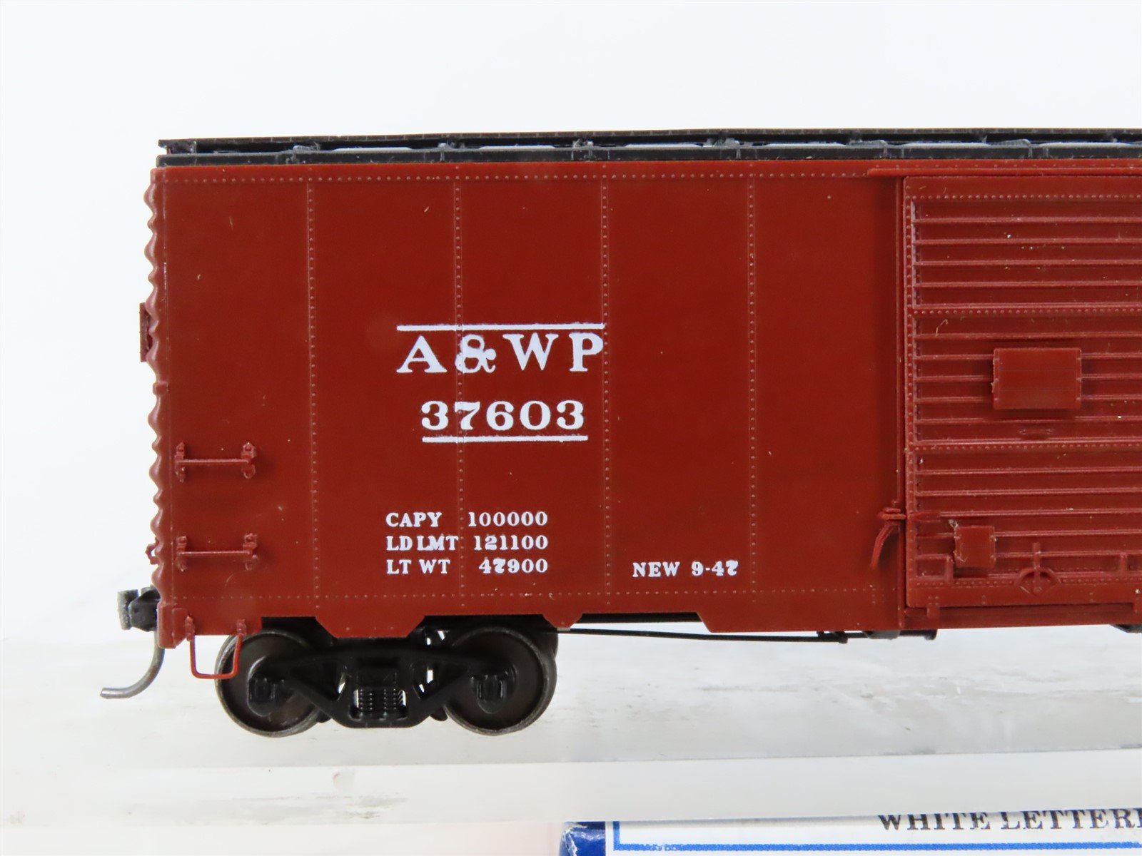 HO Branchline Blueprint Series #1401 A&WP West Point Route 40' Box Car #37603