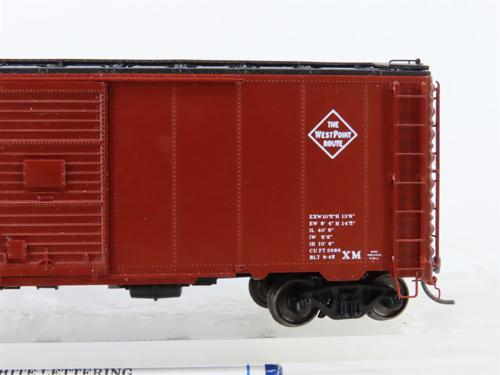 HO Branchline Blueprint Series #1401 A&WP West Point Route 40' Box Car #37603