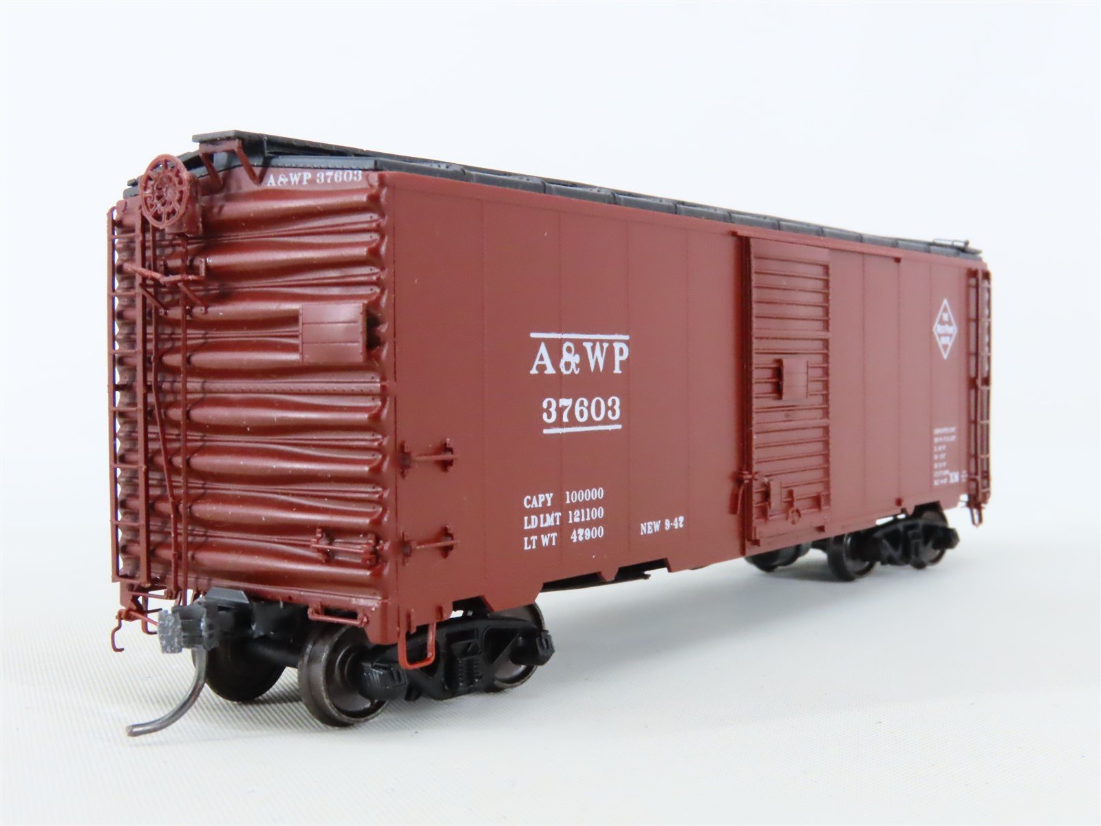 HO Branchline Blueprint Series #1401 A&WP West Point Route 40' Box Car #37603