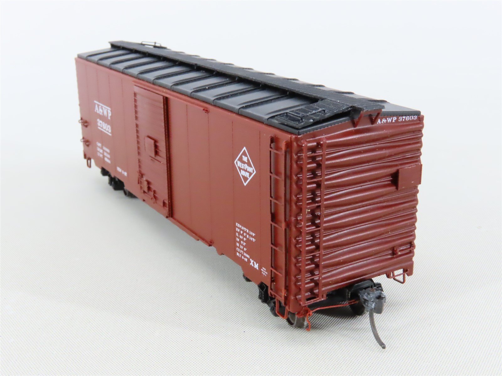 HO Branchline Blueprint Series #1401 A&WP West Point Route 40' Box Car #37603