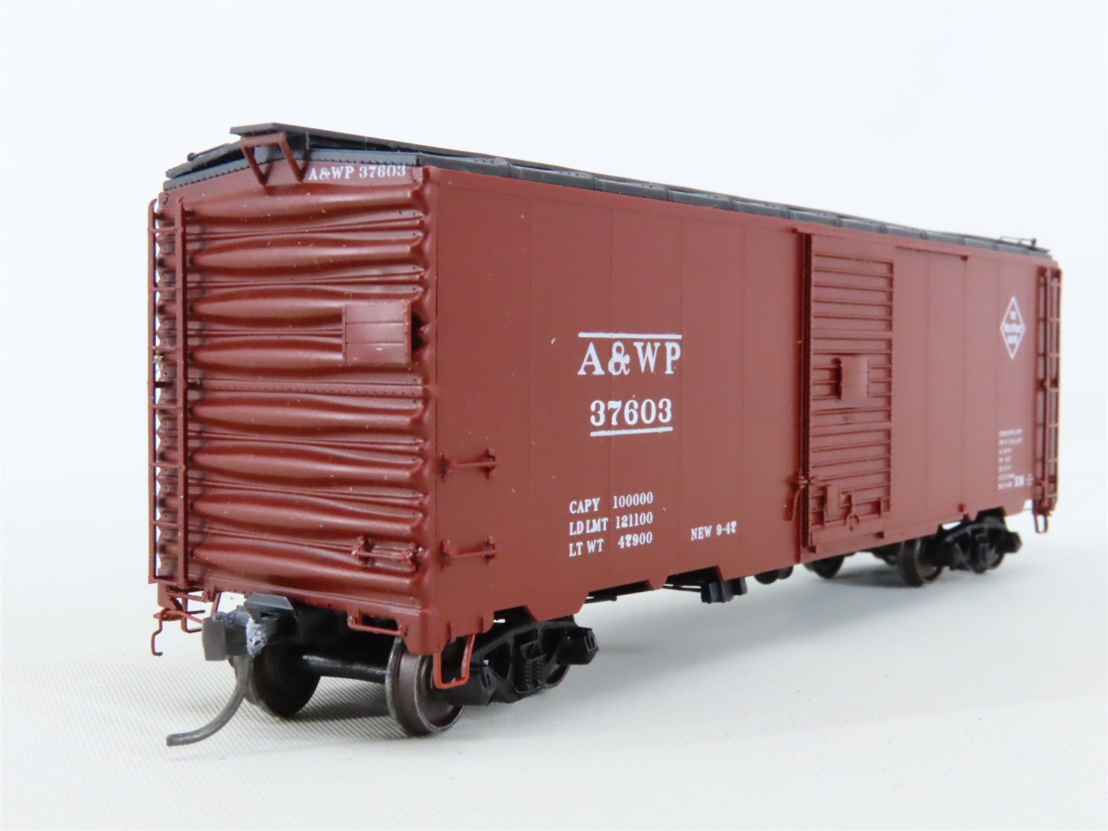 HO Branchline Blueprint Series #1401 A&WP West Point Route 40' Box Car #37603