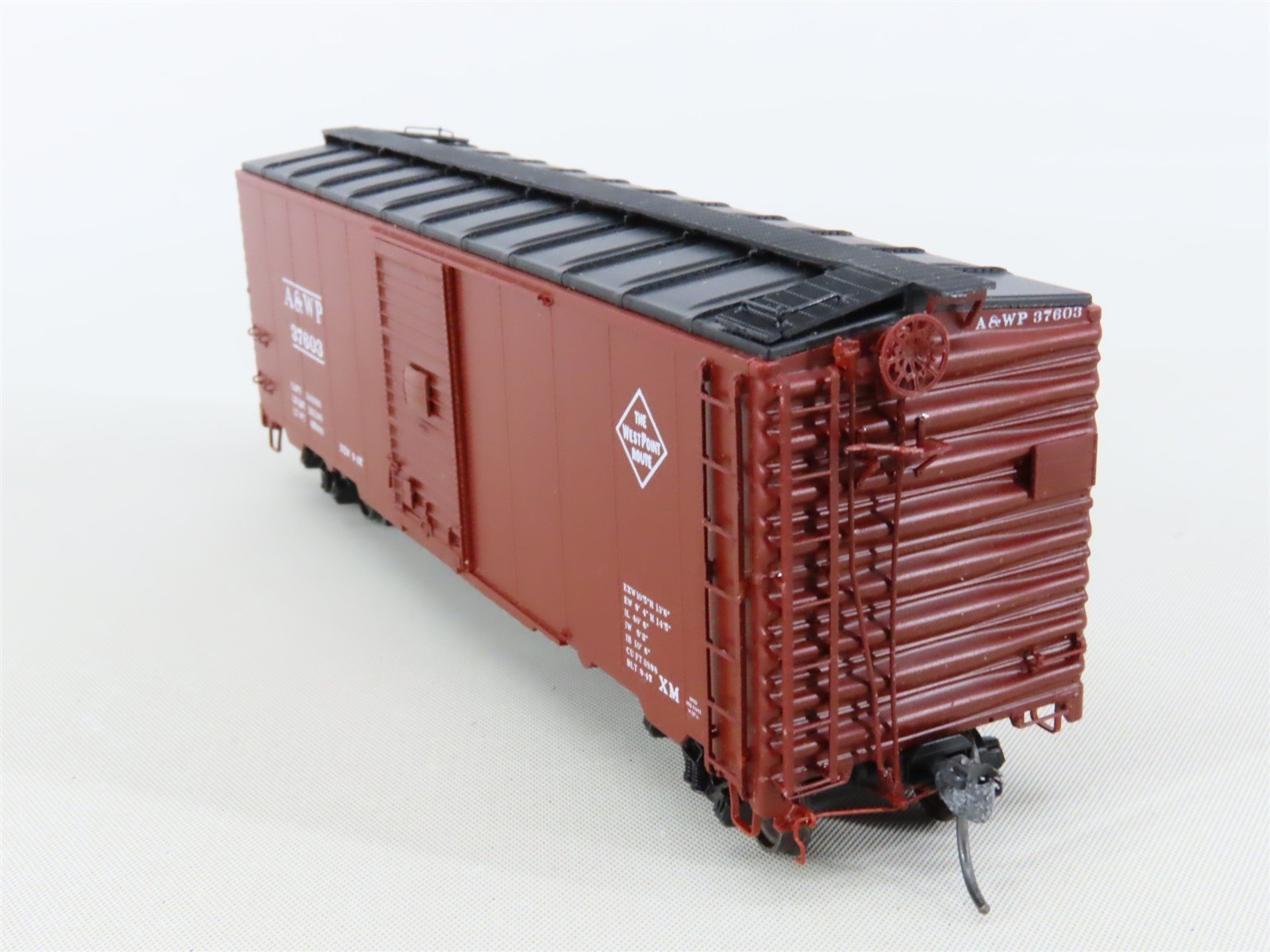 HO Branchline Blueprint Series #1401 A&WP West Point Route 40' Box Car #37603