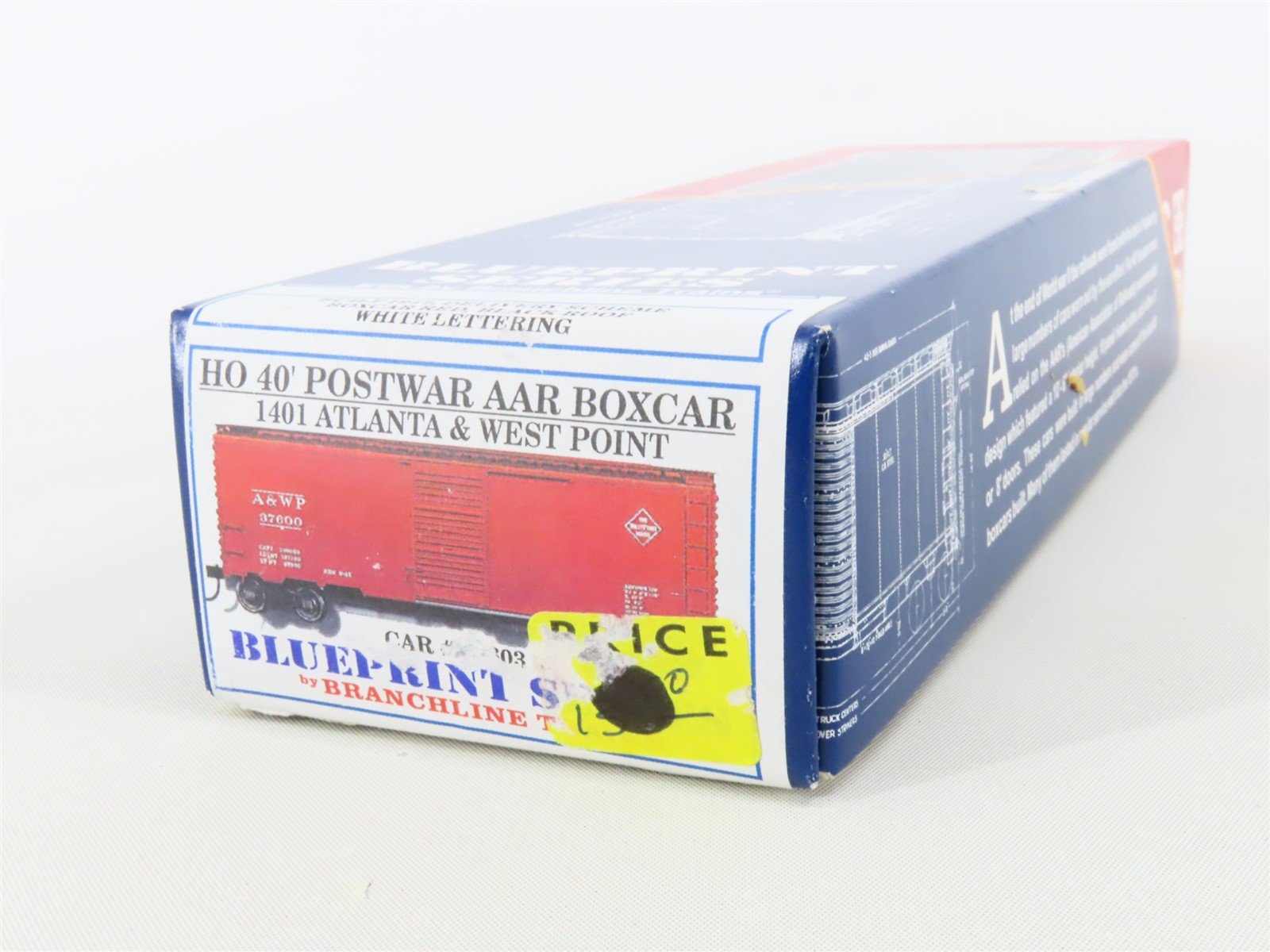 HO Branchline Blueprint Series #1401 A&WP West Point Route 40' Box Car #37603