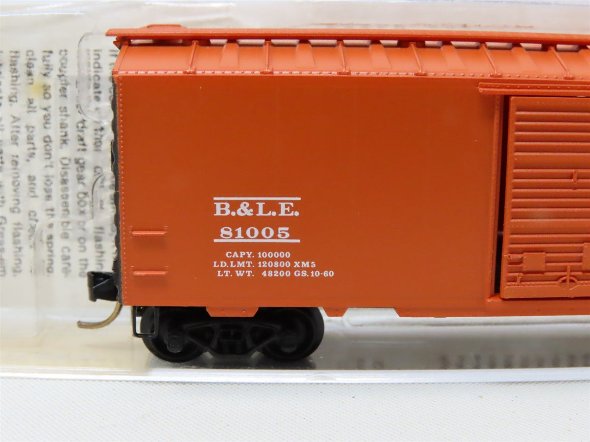 N Scale Micro-Trains MTL #20940 B&amp;LE Bessemer &amp; Lake Erie 40&#39; Box Car #81005