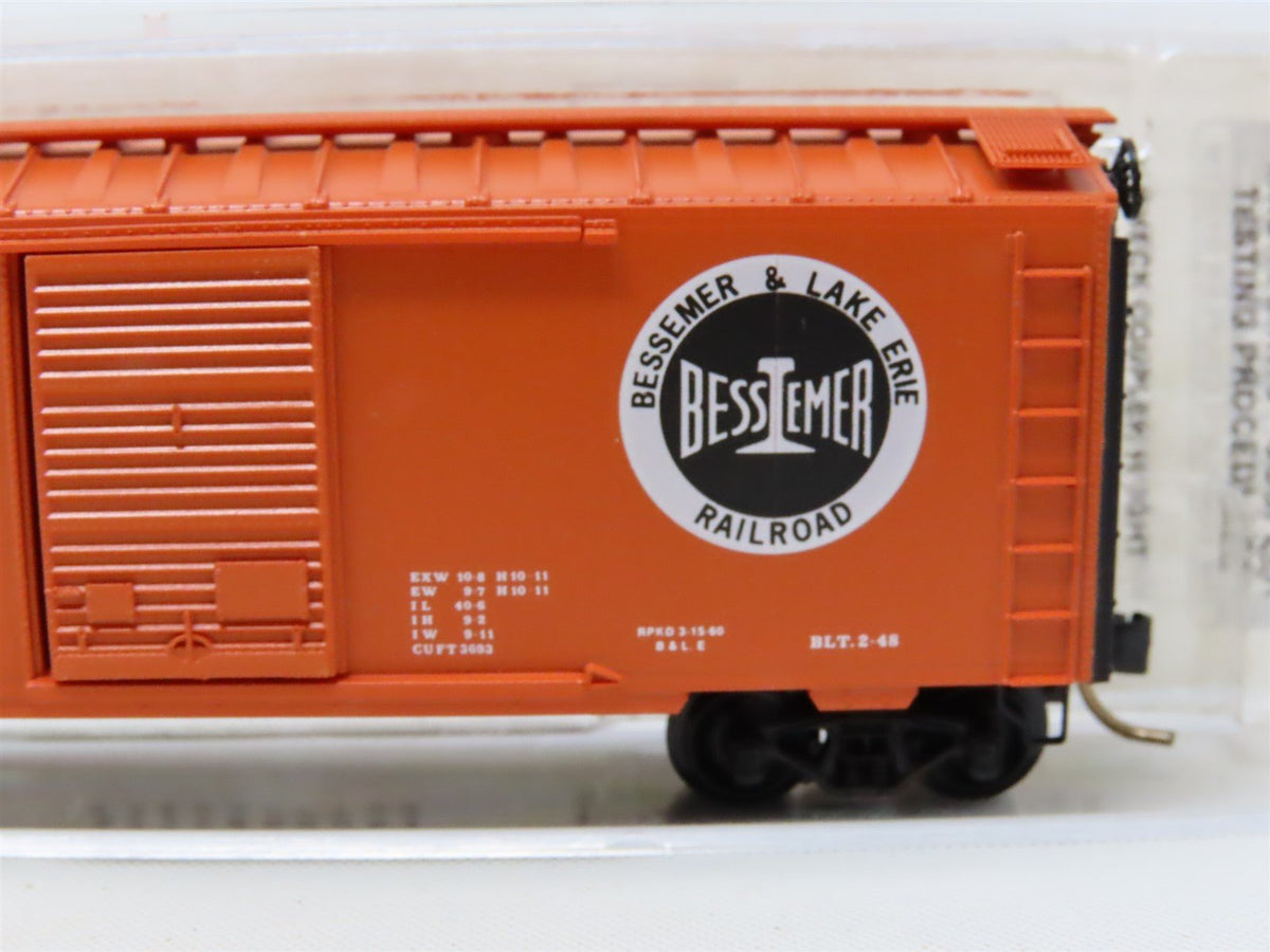 N Scale Micro-Trains MTL #20940 B&amp;LE Bessemer &amp; Lake Erie 40&#39; Box Car #81005