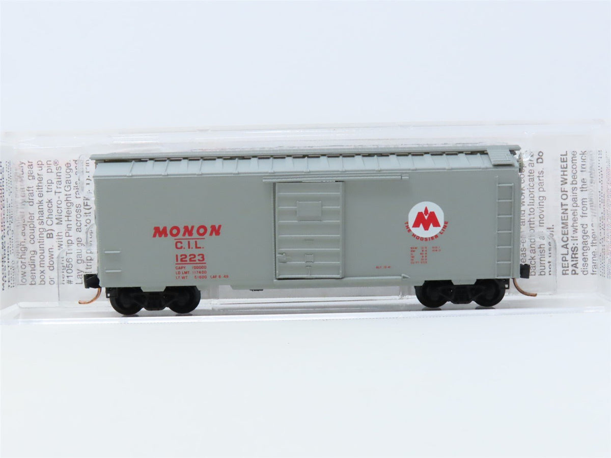 N Micro-Trains MTL #20576 CIL Monon &quot;Hoosier Line&quot; 40&#39; Single Door Box Car #1223