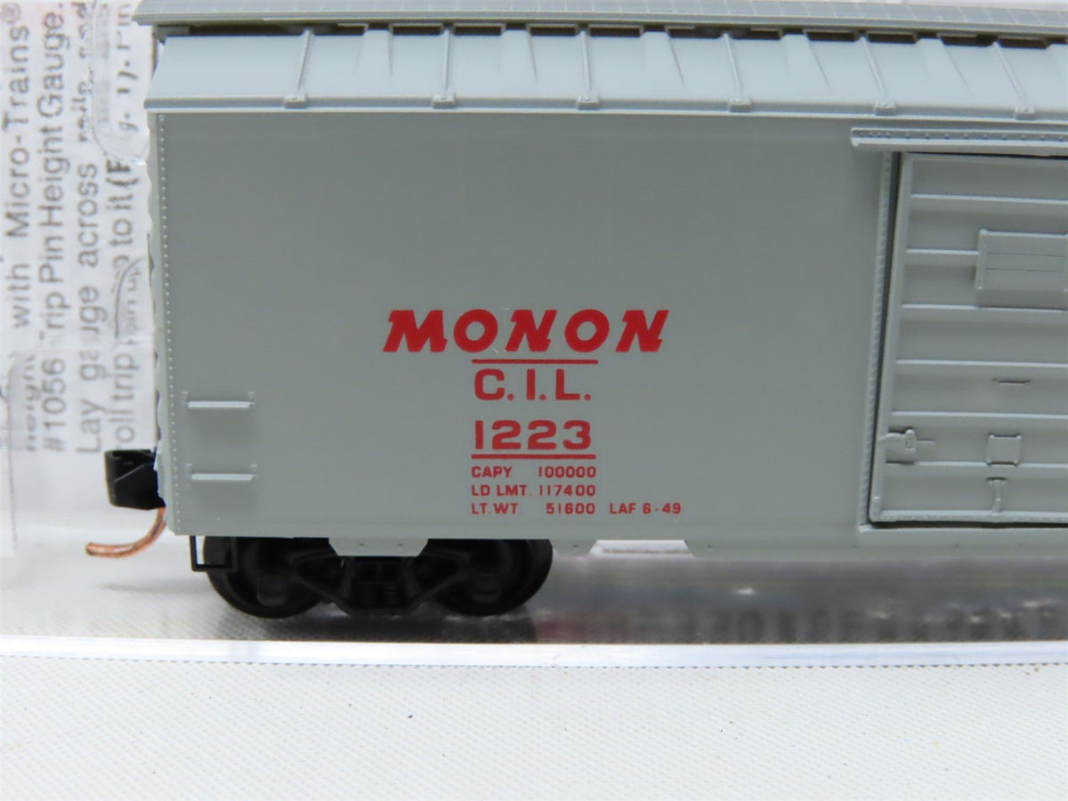 N Micro-Trains MTL #20576 CIL Monon &quot;Hoosier Line&quot; 40&#39; Single Door Box Car #1223