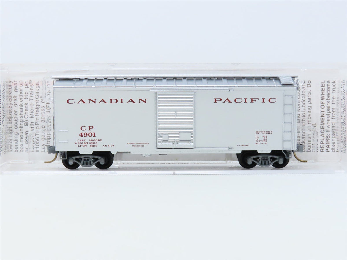 N Micro-Trains MTL #20546 CP Canadian Pacific 40&#39; Single Door Box Car #4901