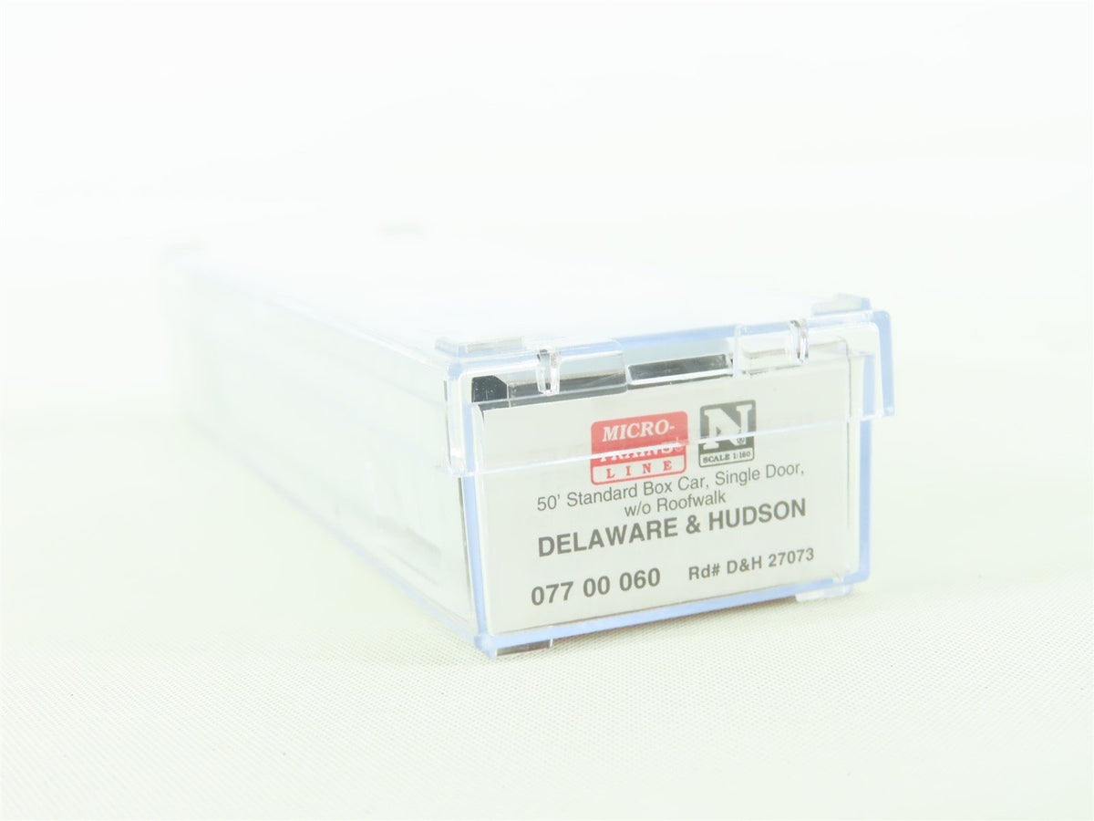 N Scale Micro-Trains MTL 07700060 D&amp;H Delaware &amp; Hudson 50&#39; Box Car #27073