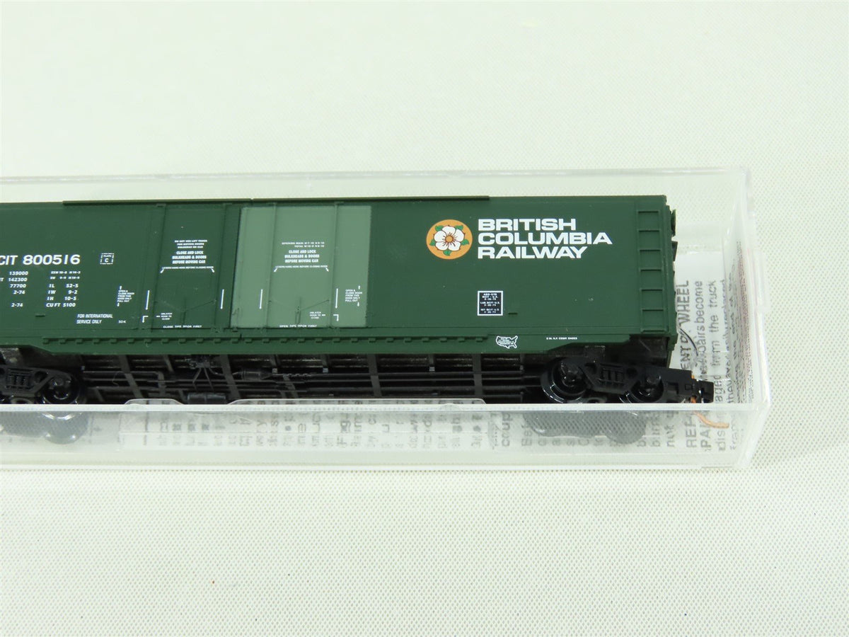 N Micro-Trains MTL 75120 BCIT British Columbia 50&#39; Standard Box Car #800516