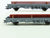 HO Marklin 47876 FS Italian State Low Side Flat Cars 2-Pack w/Metal Beam Loads