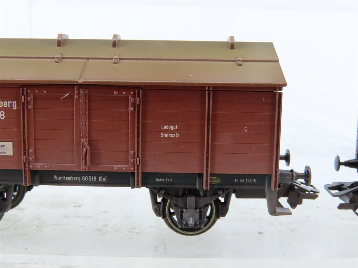 HO Marklin 45104 KWStE, KBayStsB, &amp; Baden &quot;Geislinger Grade&quot; 6-Car Freight Set