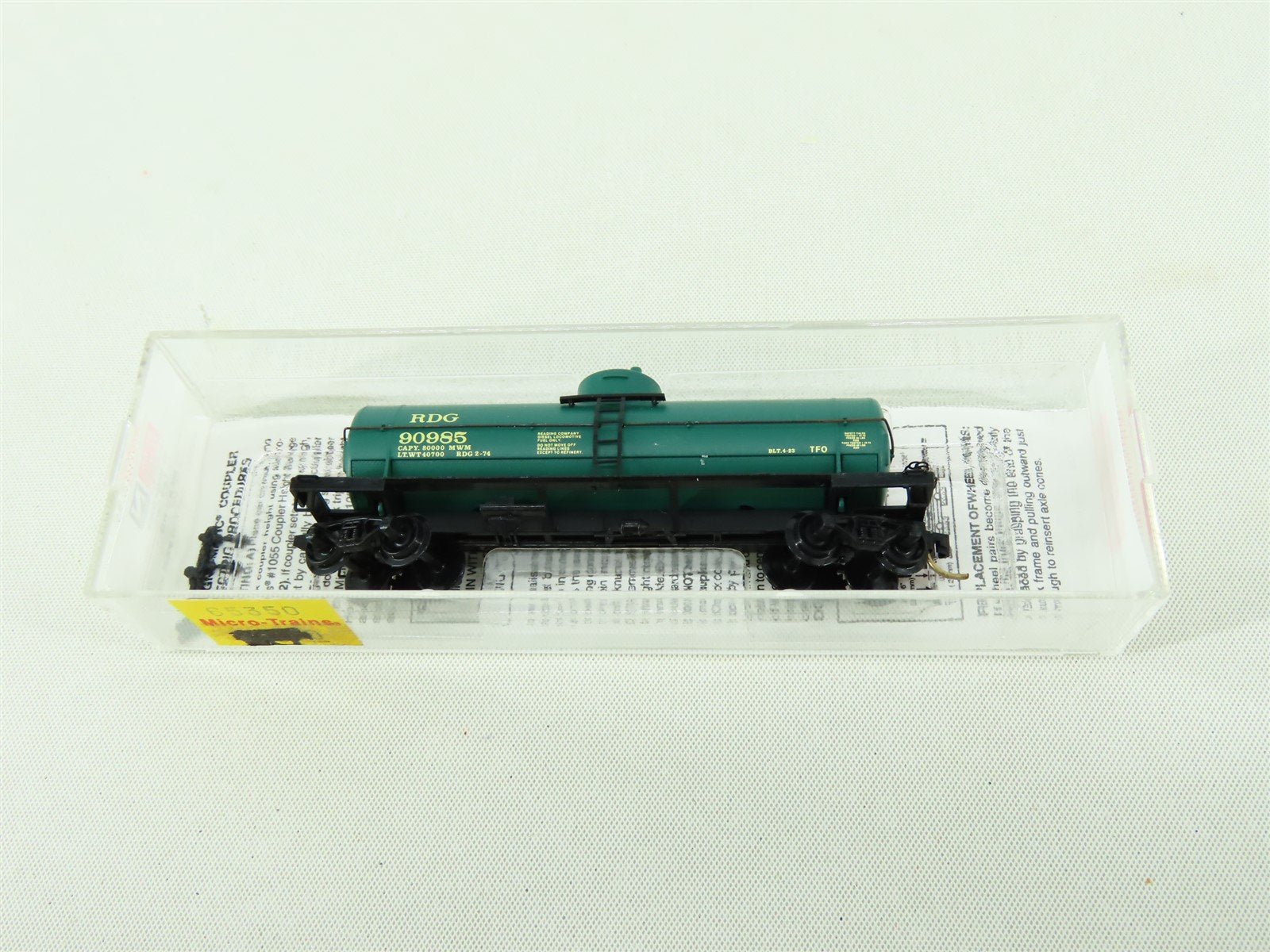 N Scale Micro-Trains MTL 65350 RDG Reading Railroad Single Dome Tank Car #90985