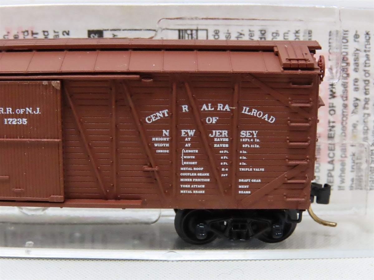 N Micro-Trains MTL #28040 CNJ Jersey Central 40&#39; Single Door Box Car #17235