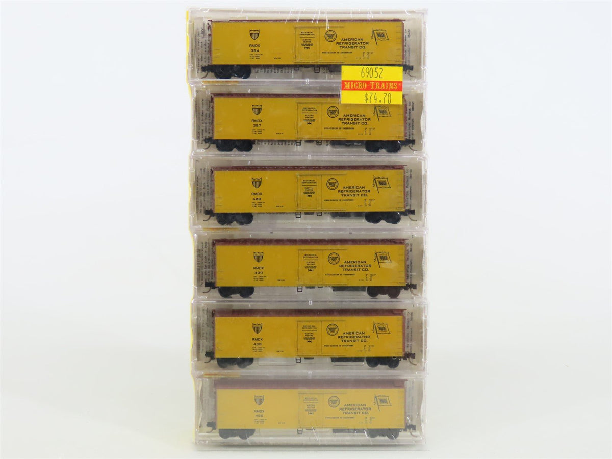 N Scale Micro-Trains MTL #69052 RMDX UP MP WAB Mechanical Reefer 6-Pack