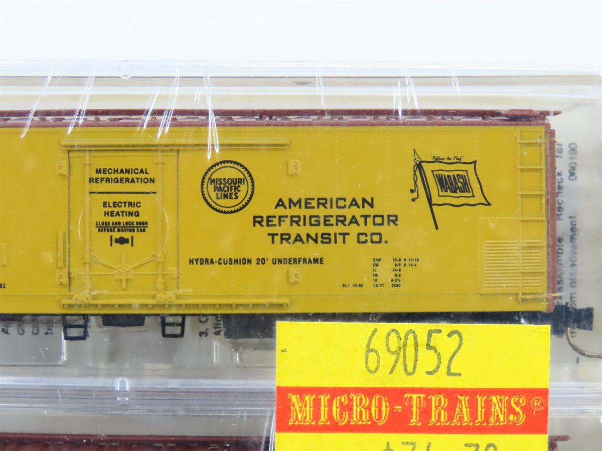 N Scale Micro-Trains MTL #69052 RMDX UP MP WAB Mechanical Reefer 6-Pack