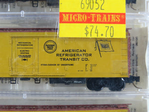 N Scale Micro-Trains MTL #69052 RMDX UP MP WAB Mechanical Reefer 6-Pack