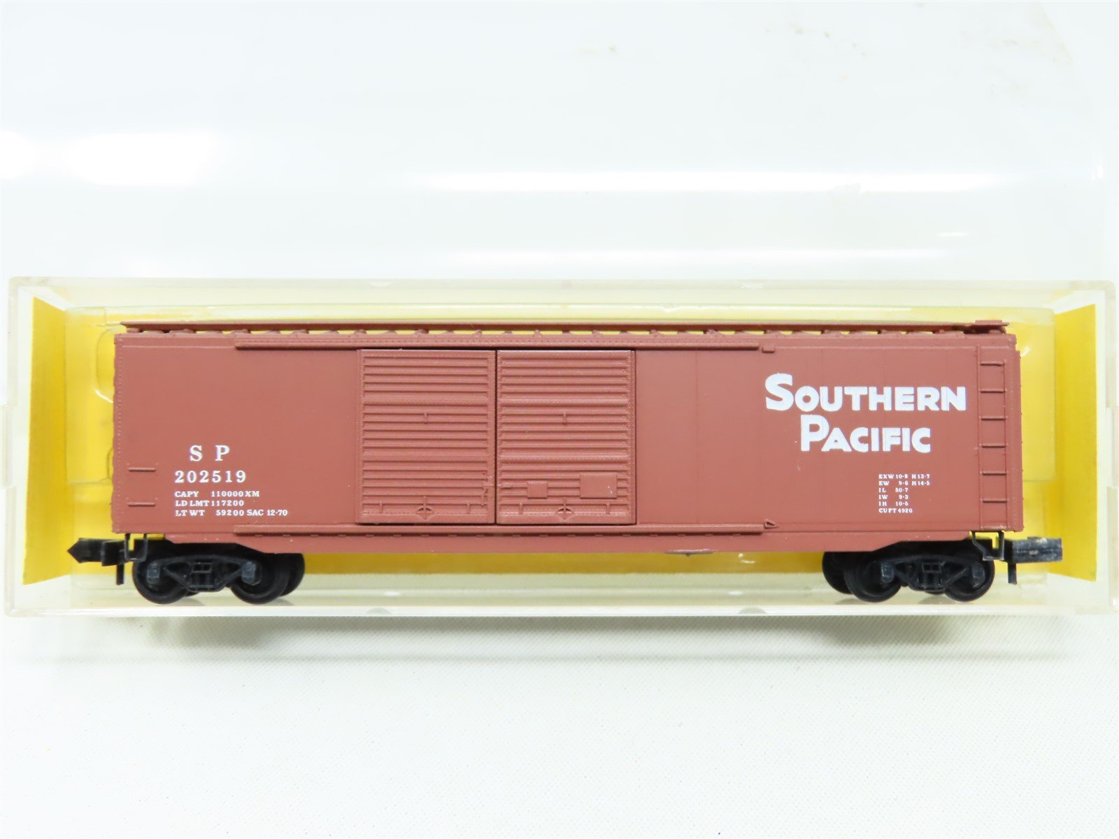 N Micro-Trains MTL Kadee 34091-1 SP Southern Pacific Box Car #202519-Blue Label