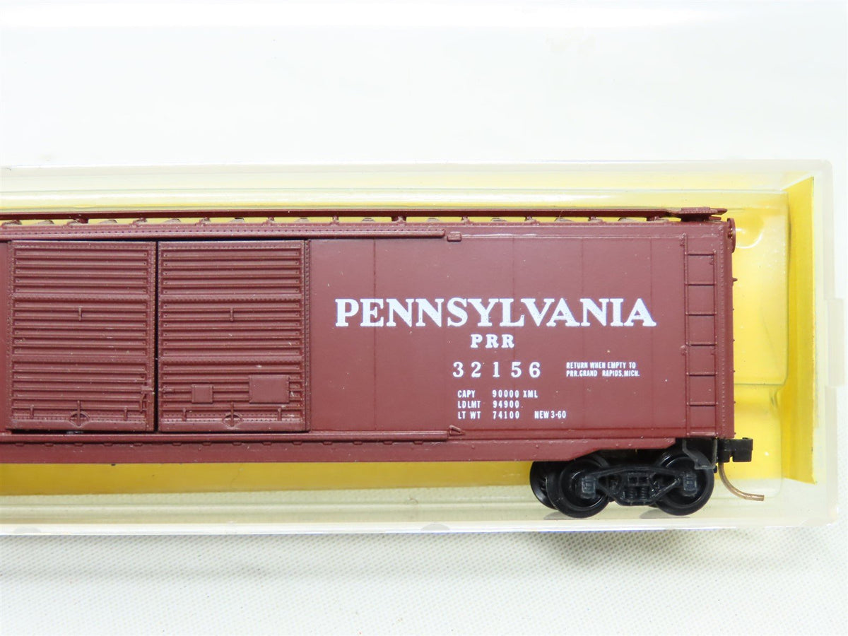 N Micro-Trains MTL Kadee 34472-1 PRR Pennsylvania 50&#39; Box Car #32156-Blue Label