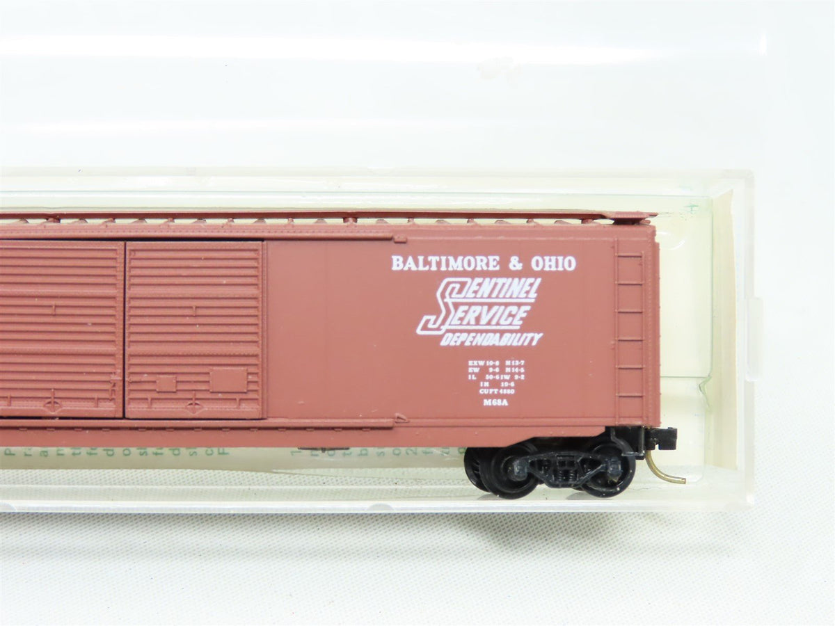 N Micro-Trains MTL Kadee 34151 B&amp;O &quot;Sentinel&quot; 50&#39; Box Car #471310-Blue Label