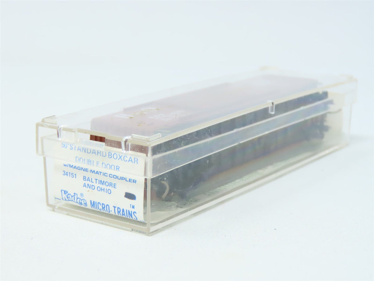 N Micro-Trains MTL Kadee 34151 B&amp;O &quot;Sentinel&quot; 50&#39; Box Car #471310-Blue Label