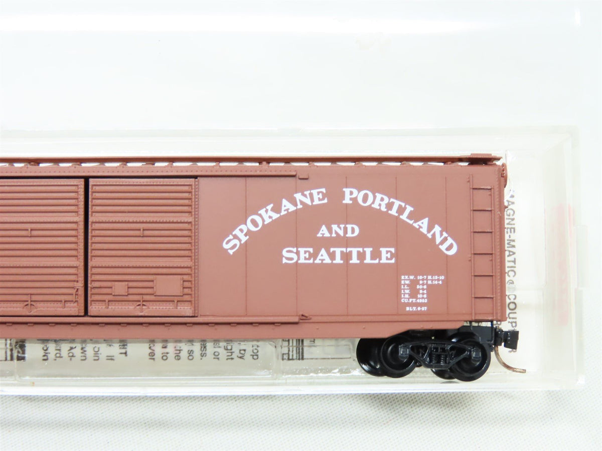 N Scale Micro-Trains MTL 34210 SP&amp;S Spokane Portland &amp; Seattle 50&#39; Boxcar #14339