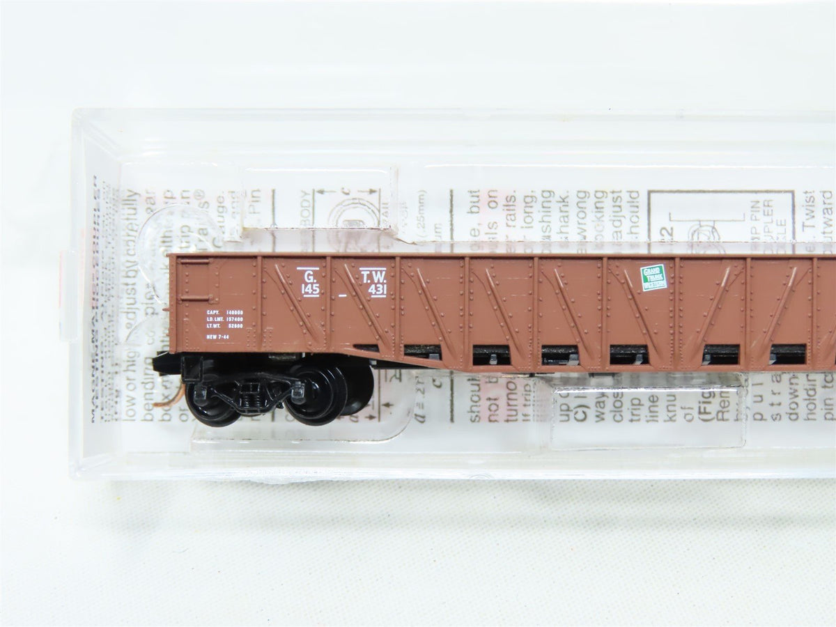 N Micro-Trains MTL 63010 GTW Grand Trunk Western 50&#39; Composite Gondola #145431