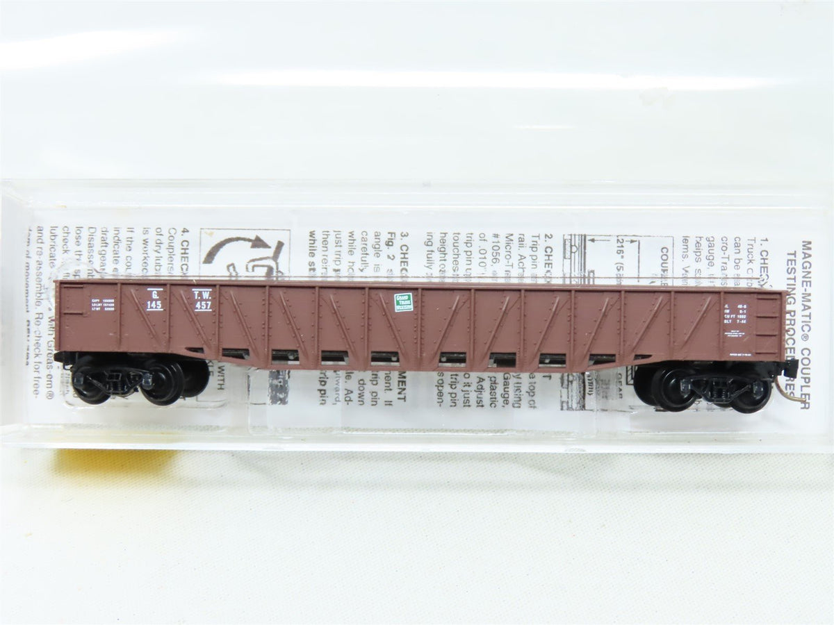 N Micro-Trains MTL 63010 GTW Grand Trunk Western 50&#39; Composite Gondola #145457