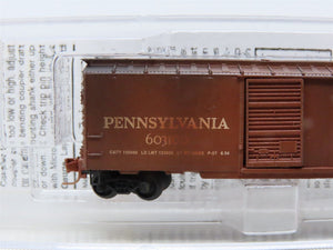 Z Scale Micro-Trains MTL 50044060 PRR Pennsylvania 40' Box Car #603100 Weathered