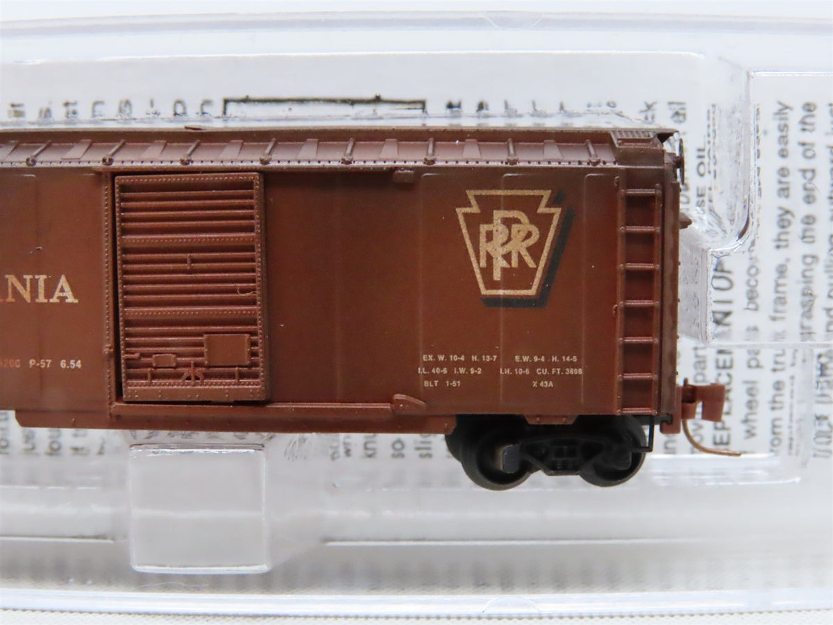 Z Scale Micro-Trains MTL 50044060 PRR Pennsylvania 40&#39; Box Car #603100 Weathered