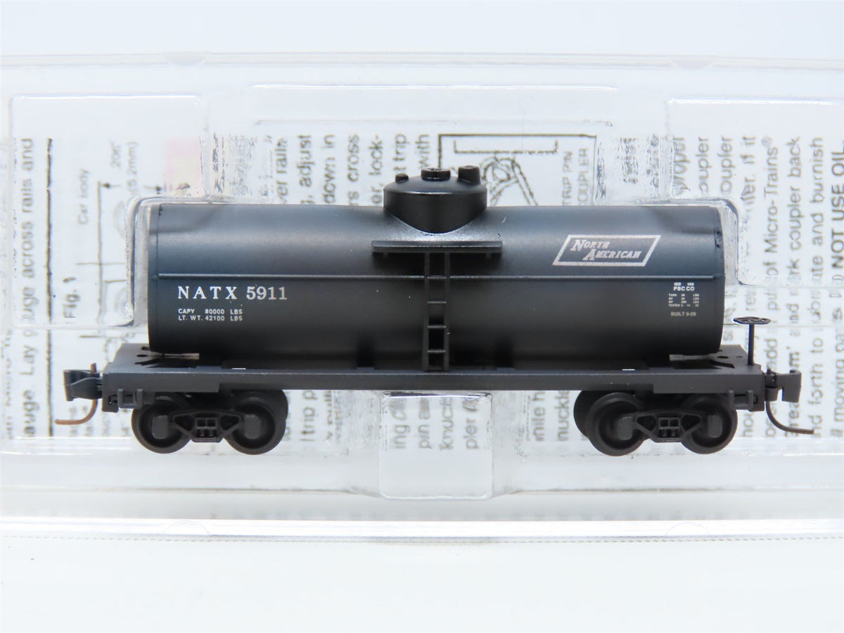 Z Micro-Trains MTL 53044440 NATX 39&#39; Single Dome Tank Cars 2-Pack - Weathered